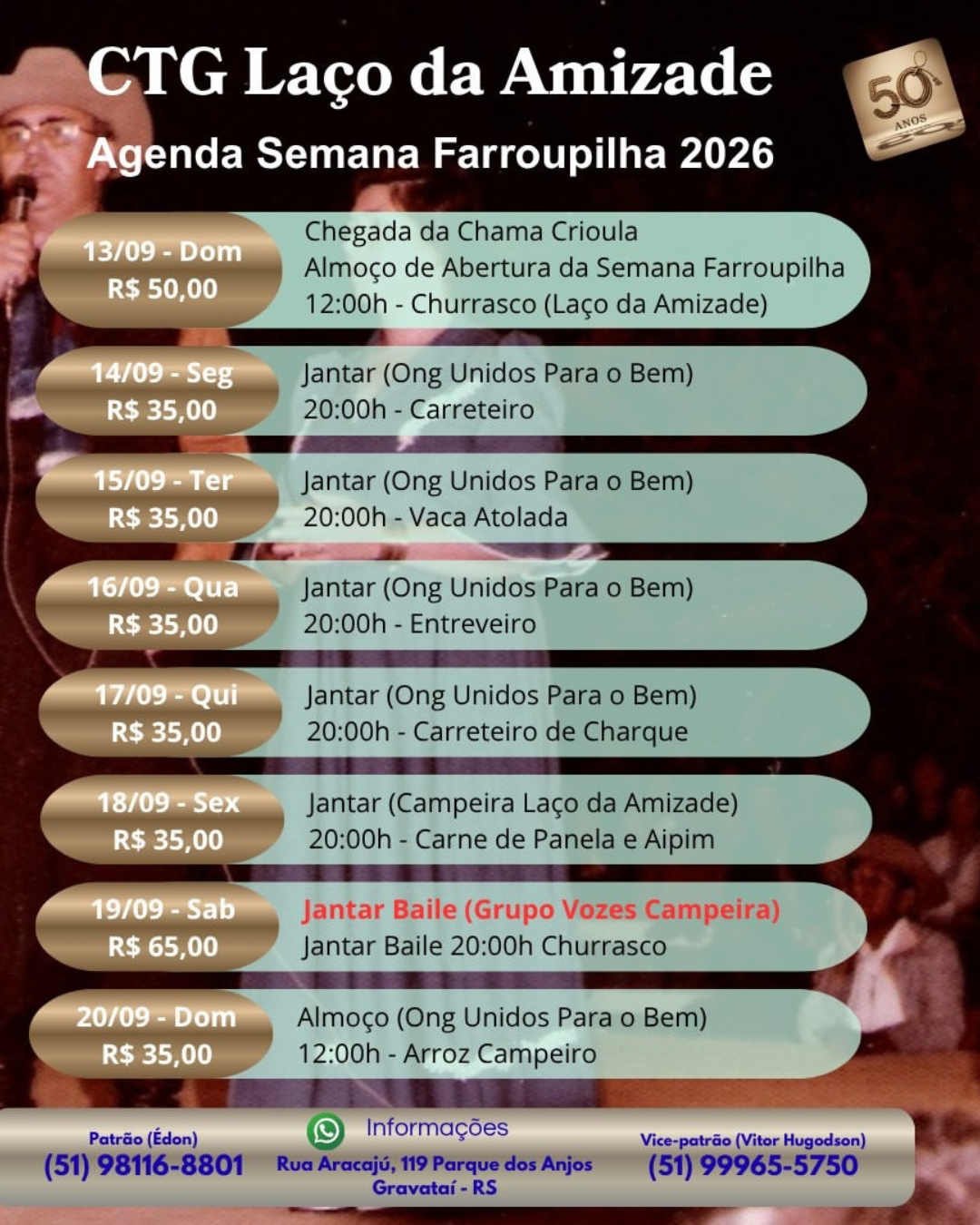 Semana Farroupilha - Laço da Amizade 